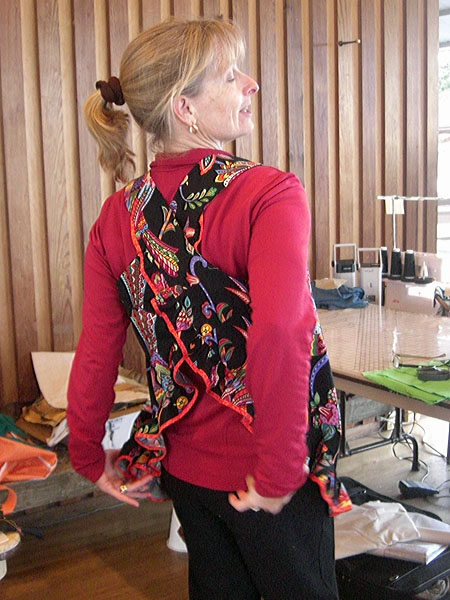 Maria's apron - back.  