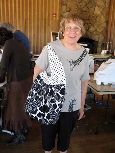 Betty's great giraffe purse