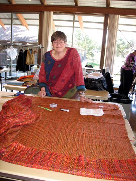 Diana's couture jacket being cut out