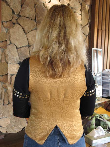 Ellen's vest back view